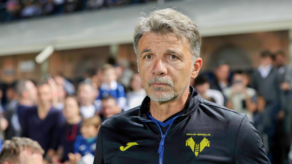 Marco Baroni, allenatore dell’Hellas Verona