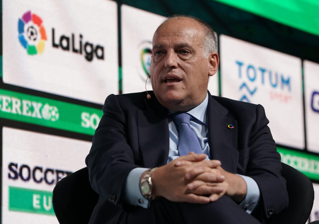 Real Madrid, Tebas contro la protesta: "Non so dove vogliono arrivare"