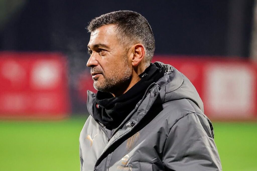 Milan, Conceição: “Messaggio ai tifosi? Servono i fatti. Le parole sono parole”