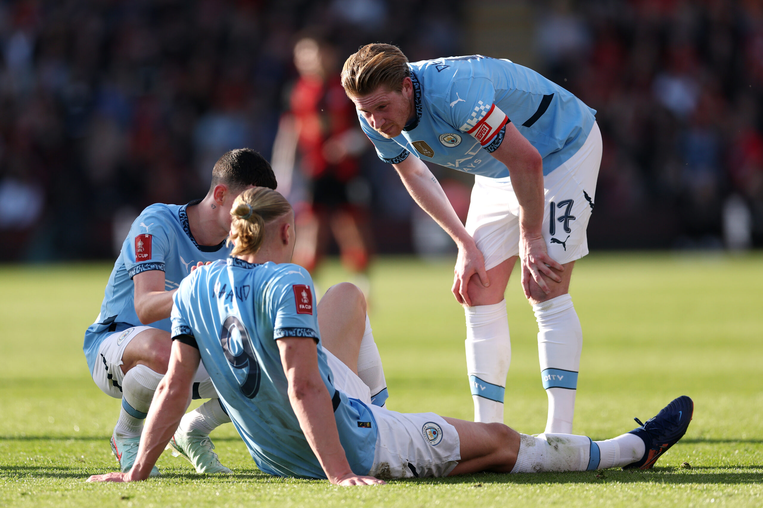 Manchester City, bruttissima tegola per Guardiola: infortunio alla caviglia per Haaland