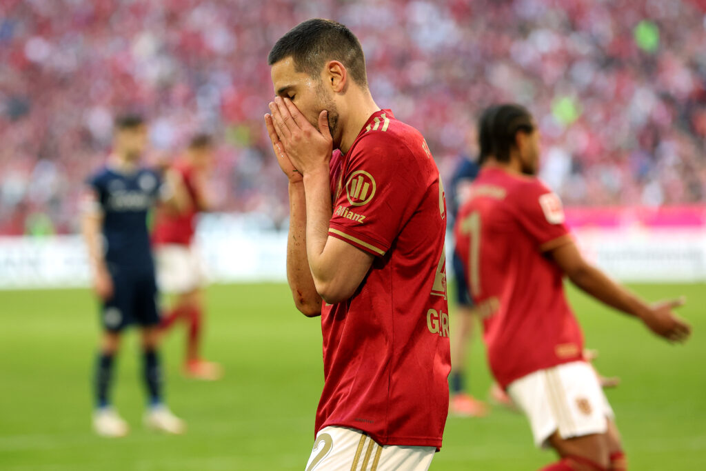 Bayern Monaco, emergenza infortuni: out anche Guerreiro e Goretzka non è al top
