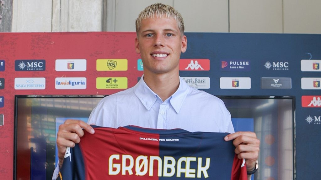 Genoa, ufficiale l'arrivo di Grønbæk: la formula e le cifre