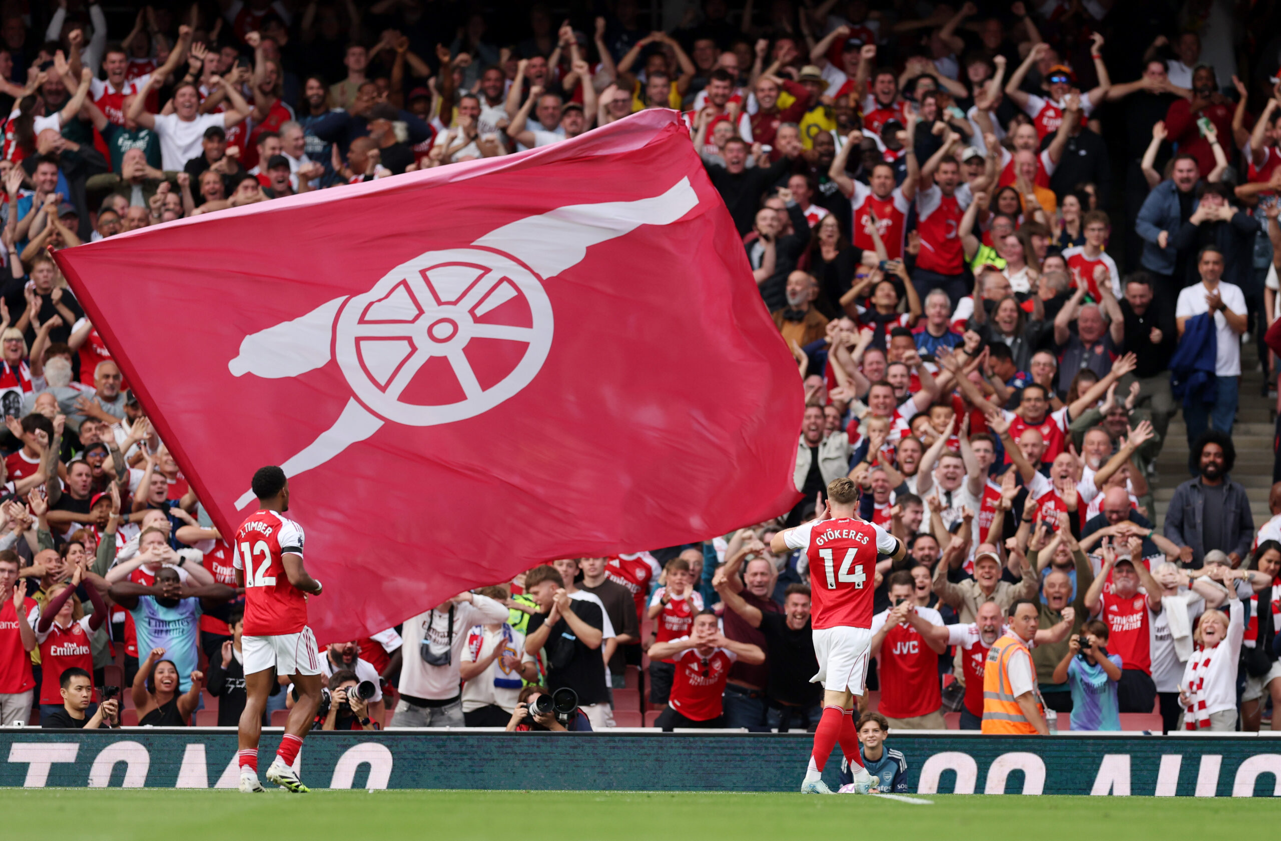 Arsenal, Gyokeres in gol al debutto all'Emirates e Timber show: 4-0 sul Leeds