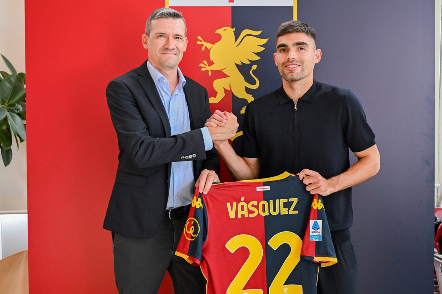 Genoa, Vasquez rinnova fino al 2028! Il comunicato