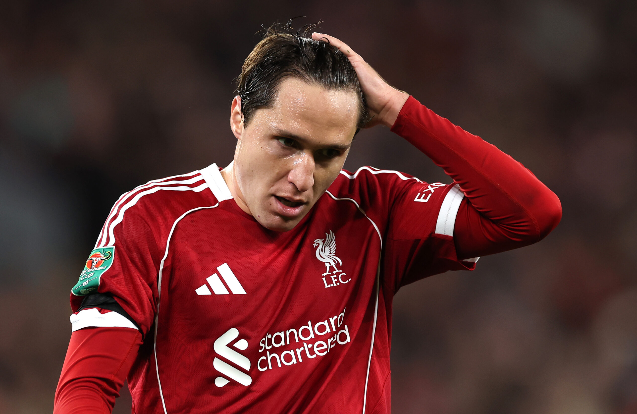 Liverpool, arriva l'ok della Uefa: Chiesa torna in lista per le coppe europee, out Leoni infortunato