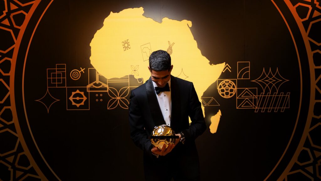 Hakimi Pallone d'oro (Fonte foto: Facebook TotalEnergies Africa Cup of Nations)