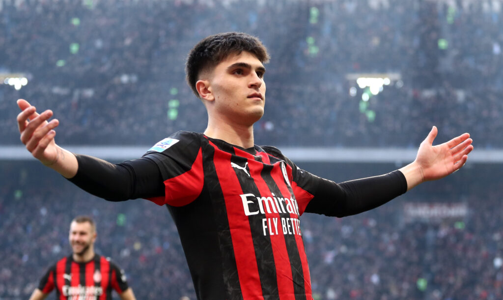 Camarda a San Siro applaude Bartesaghi: "Fratello mio, troppo felice per te"