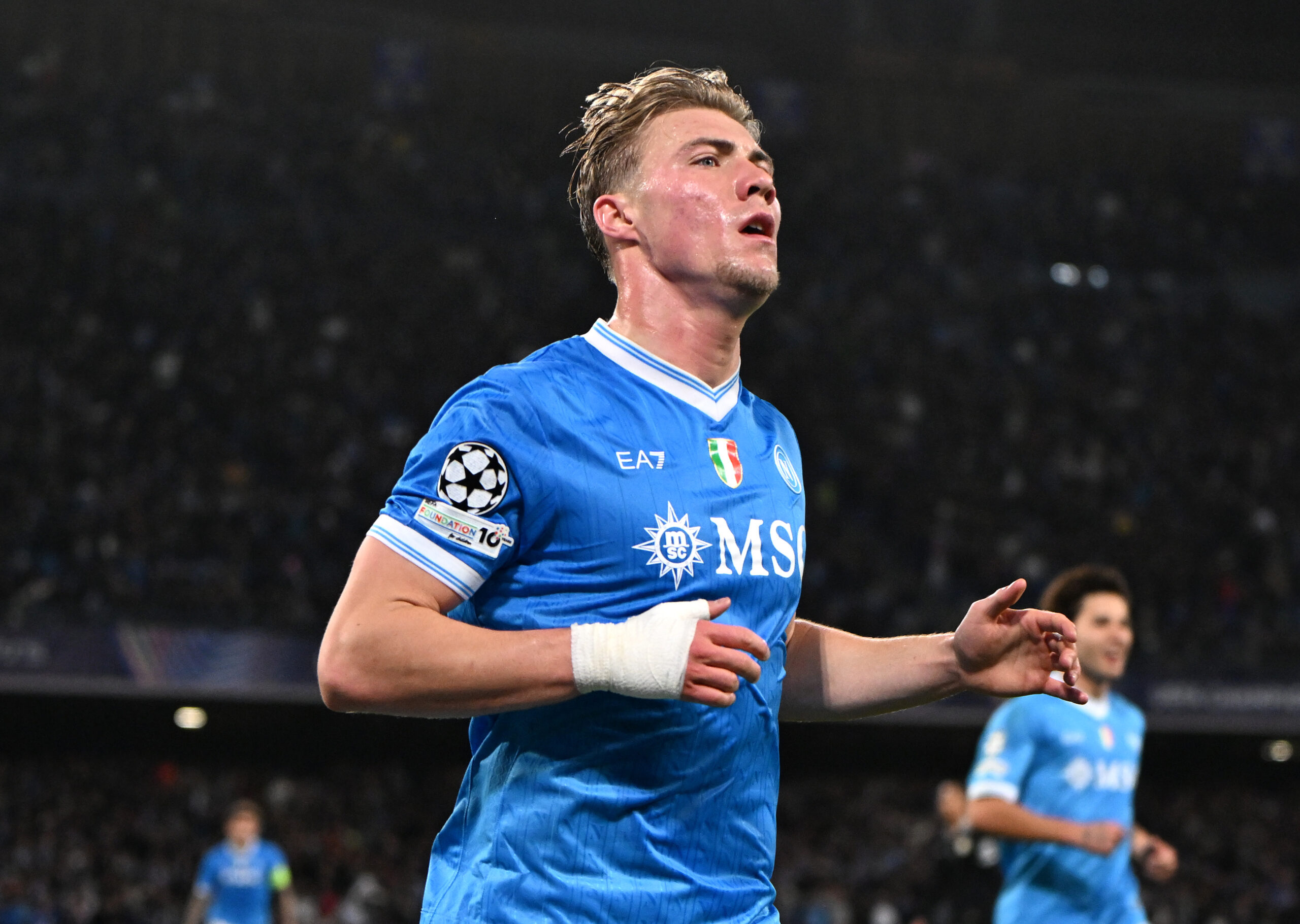 Napoli, il futuro è di Hojlund. Sarà riscattato dallo United: ecco la cifra